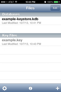 Files: Databases and Key Files